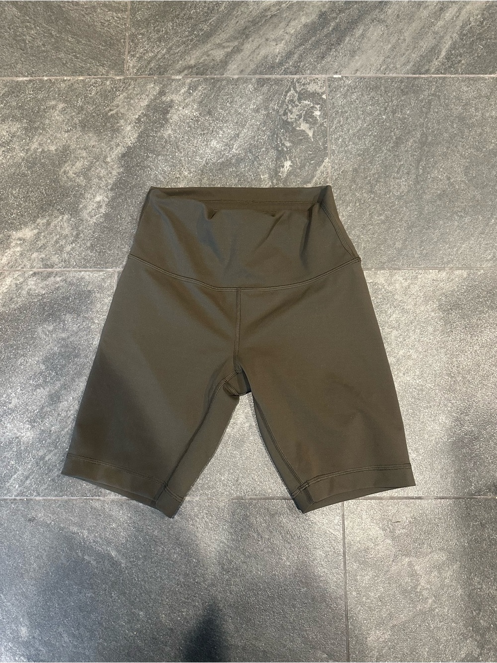 lululemon athletica Olive Green Bike Shorts